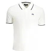 La Martina Witte Katoenen Poloshirt voor Heren