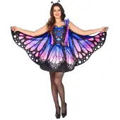 Amscan Mystical Vlinder Dames Met Vleugels - Maat S