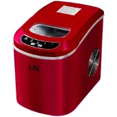 LIN IJsblokjesmachine - ICE - PRO-R12 - Rood - 12–15 kg/dag - 2 maten, 9 ijsblokjes/cyclus