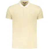 Cavalli Class Bold Stripe Beige Zand Poloshirt
