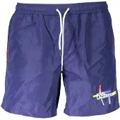 Karl Lagerfeld Blu Polyester Heren Zwemboxer