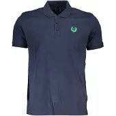Gian Marco Venturi Blu Katoenen Heren Polo