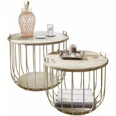 Loberon Salontafel set van 2 Lawson