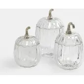 Loberon Glazen pot set van 3 Alérisse