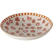 Boltze Schaal Ginger Wit D 33,5 H 7,5 Cm