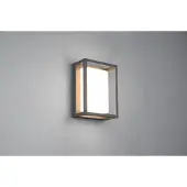 TRIO WITHAM - Wandlamp - Antraciet - incl. 1x SMD 10,5 W - DIP - Schakelaar - Niet dimbaar - Buitenverlichting - IP54