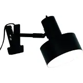 Nordlux Wandlamp met clip E27 | Matis | Zwart