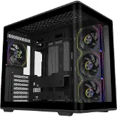 Cooler Master Gaming PC-behuizing Elite 600 Mid-tower Zwart met zijpaneel van gehard glas