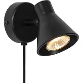 Nordlux Plafondspot Eik Matzwart Gu10