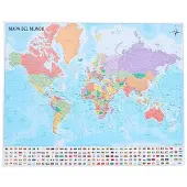 Grupo Erik Poster Map of World 50x40cm