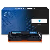 PrintAbout Toner 731 C Cyaan geschikt voor Canon