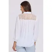 Nydj Lorelei Kant Yoke Blouse