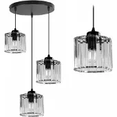 Toolight Zwarte Kristallen Plafondlamp APP513-3CPR