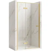 REA Douchedeuren Atlas 80 Brush Gold links