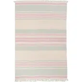 Brunotti - Stripey - Strandhanddoek Aqua Grey - Unisex - 100% Katoen - 100 x 150 CM - Strandlaken - ONE SIZE