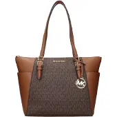 Michael Kors Bruine Leren Schoudertas