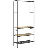 vidaXL Kledingrek Sonoma Eiken 77 x 30 x 171 cm Bewerkt hout