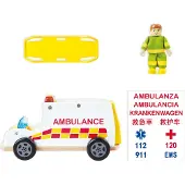 Hape Rapid Response Ambulance Geel Kinderen