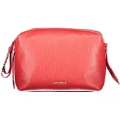Coccinelle Leren schoudertas Nory Handbag Scarlet rood