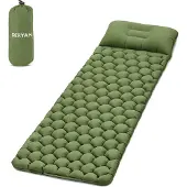 Deryan Air Bed - Opblaasbare camping bed - Groen - Inclusief tas