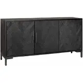 Tower Living Ziano Sideboard 3 drs - 180x45x90 (Zwart, 180x90x45cm)