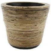 Van der leeden Drypot rotan streep d38h36cm