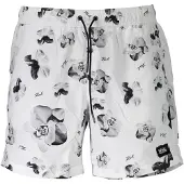 Karl Lagerfeld Bianco Polyester Heren Zwem Boxer