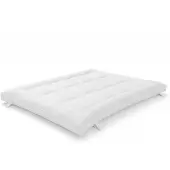 11.11 SRLS Opgevulde matrasbeschermer hotel effect - - 90 x 190 cm - 800 g/m² - Ademend microvezel - 10 cm