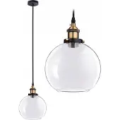 Toolight Hangende Glazen Plafondlamp Verto B Transparant