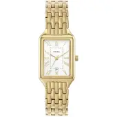Fossil Analoog horloge 'RAQUEL' goud / wit