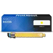 PrintAbout Huismerk Ricoh 842098 (MP C406) Toner Geel