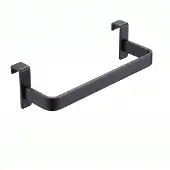 Saniclass Chaci handdoekrek - 36.6x8x6.5cm - universeel - mat zwart