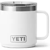 Yeti Rambler Stackable Mug 2.0 10oz Mag Slider Lid, White, stapelbare thermosmok met deksel, 295 ml