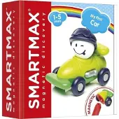 Smartmax My First Car - Magnetische Raceauto Bouwen - Kleurrijke Voertuigset - Educatief Speelgoed voor Peuters - Vanaf 1 Jaar