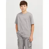 Jack & Jones Junior Shirt 'JJESTAR' donkergrijs / wit