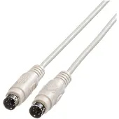 Roline Premium Mini DIN 6-pins PS/2 datakabel / beige - 6 meter