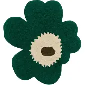Marimekko Unikko badmat 73x74 cm Emerald-off white-mol