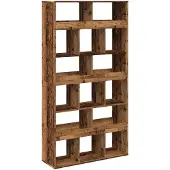 vidaXL Boekenkast 100x33x187,5 cm bewerkt hout oud houtkleurig