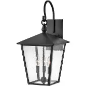 Elstead Lighting LED Wand Buitenlamp Huntersfield | 3X E14 Max 40W | IP44 | Dimbaar | Black