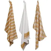 Cosy & Trendy Keukenhanddoek - Amber Gold (3 stuks)