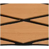 vidaXL Bootmat Gestreept Bruin en zwart 190 x 70 cm EVA
