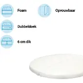 ZZZOO Matras Box Comfort Superior Rond 90cm