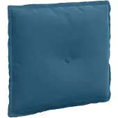 vidaXL Rugkussen Blauw 50 x 45 cm Corduroy stof
