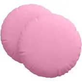 vidaXL Zitkussens 2 st Stof Roze Ø60 x 21 cm