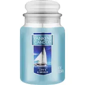 Yankee candle Life's A Breeze Geurkaars 623g - Frisse Zeebries Aroma