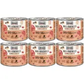 Macs Kattenvoer Natvoer Blik 99% Rund & Kippenhart 6 x 200g