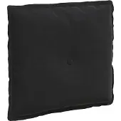 vidaXL Rugkussen Zwart 50 x 45 cm Corduroy stof