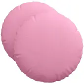 vidaXL Zitkussens 2 st Stof Roze Ø50 x 19 cm