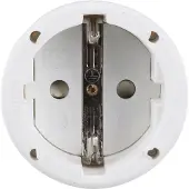 Q-Link Contrastekker | (Randaarde, PVC, 10/16 A, Wit)