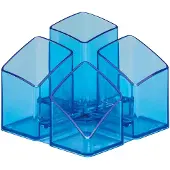HAN Scala 1745 Pennenbak Blauw, transparant Plastic 12,5 x 12,5 x 10 cm
